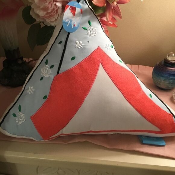 CLOSEOUT SALE NWT Tent Decorative Pillow - Picture 1 of 5
